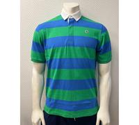 Polo rayé Serge Blanco Vert S