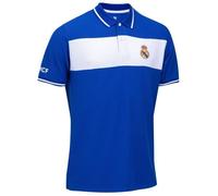 Polo - Real Madrid - Collection officielle - Manches courtes - 100% coton - Bleu XL
