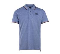 Cerruti 1881 Polo manches courtes chiné Classic Bleu Roi Homme M