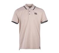 Cerruti 1881 Polo manches courtes chiné Classic Beige Homme XXL