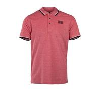 Cerruti 1881 Polo manches courtes chiné Classic Rouge Homme M
