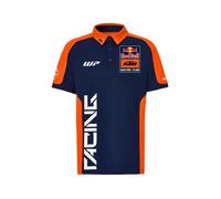 Polo réplique de l'équipe Red Bull KTM Racing Team Moto GP Officiel - Homme - Bleu Orange - S S
