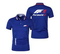 Polo Respirant pour Homme pour Entraînement F.1 Manches Mi-Longues Uni Doux Vêtements De Sport T-Shirt Imprimé Confortable Col Manches Courtes Boutons-LanS||x_l