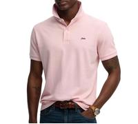Superdry Classic Pique Short Sleeve Polo Rose S Homme