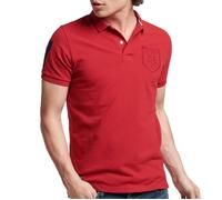 Polo Rouge Homme Superdry Superstate M