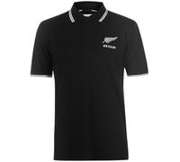 Polo Rugby - All Blacks - Noir - Manches courtes - 65% Polyester - 35% Coton L