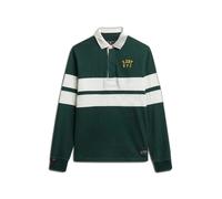 Polo rugby rayÃ© Superdry Vintage Athletic Vert XL