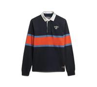 Polo rugby rayÃ© Superdry Vintage Athletic Bleu XL