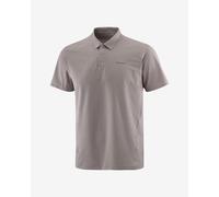 Polo Salomon Trackline manches courtes gris fer - M