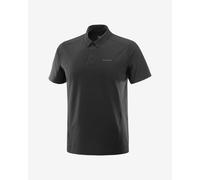 Polo Salomon Trackline manches courtes noir - L