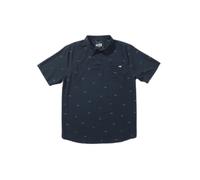 Salty Crew Mayday Perf Tech Short Sleeve Polo Bleu M Homme