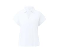 Polo sans manches en jersey flammÃ© coupe dÃ©contractÃ©e femme s.Oliver Blanc 48