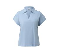 Polo sans manches en jersey flammÃ© coupe dÃ©contractÃ©e femme s.Oliver Bleu 48