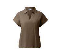 Polo sans manches en jersey flammÃ© coupe dÃ©contractÃ©e femme s.Oliver Marron 48