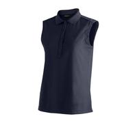 Maier Sports Ulrike Sleeveless Polo Bleu L Femme