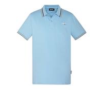 Polo - Schott - PSNolan Sky - Bleu - Manches courtes - Col polo S