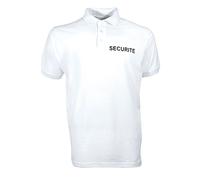Polo coton Sécurité (XXXL, Blanc)