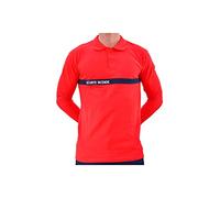 Polo Sécurité Incendie Rouge Manches Longues Cityguard