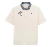 Polo Serge Blanco Broderie Coq Blanc XL
