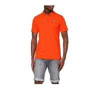 Polo Slim - G-STAR RAW - Dunda - Bleu - 95% Coton Bio - Manches Courtes L