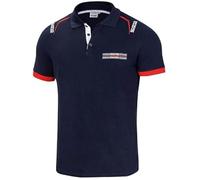 sparco Martini Racing Polo unisexe pour adulte Bleu marine