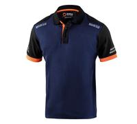 Polo Sparco Toledo manches réfléchissantes haute visibilité - coton/polyester S