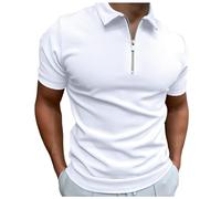 Polo Sport Homme Manches Courtes, Tee Shirt Homme Vintage, Chemises Décontractées Fit Regular Casual Polos Léger Outdoor Séchage Rapide Sweatshirt Confortable Respirant Confortable