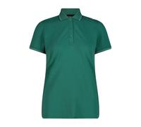 Polo stretch chiné femme CMP Vert M