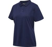 Polo stretch femme Hummel Red Bleu XS