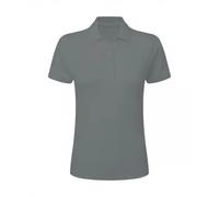 Polo stretch sans étiquette femme SG Signature Gris 3XL