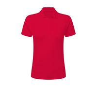 Polo stretch sans étiquette femme SG Signature Rouge M