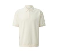 Polo structurÃ© en coton mÃ©langÃ© avec fermeture Ã©clair s.Oliver Beige 2XL