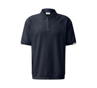 Polo structurÃ© en coton mÃ©langÃ© avec fermeture Ã©clair s.Oliver Bleu 3XL