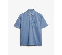 Superdry Polo Classic Coton‑Lin manches courtes Bleu M Homme