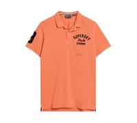 Polo Superdry Classic Pique - Coral Ensoleilé - Homme - SUPERDRY M