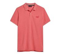 Superdry Classic Pique Short Sleeve Polo Rose XL Homme