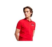 Polo Superdry Classic Pique - SUPERDRY - Rouge - Manches courtes - Col boutonné - Homme M