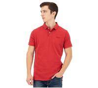 Polo - SUPERDRY - Hike red marl - Manches courtes - Col classique - Coton bio L