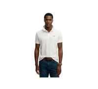 Superdry Classic Pique Short Sleeve Polo Blanc 2XL Homme