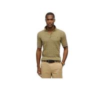Polo en maille texturÃ©e Superdry Vert L