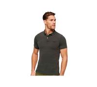 Polo Superdry Homme Vintage Destroy Noir Coton S