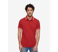 Polo Superdry Sportswear Relaxed manches courtes rouge - S