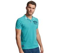 Polo Superdry Superstate Bleu S