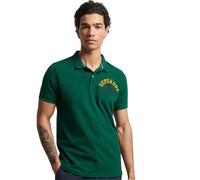 Polo T-Shirt Superdry Applique Classic Fit - Erin Green - S Homme S
