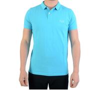 Polo Superdry Vint Destroy - Bleu Océan L