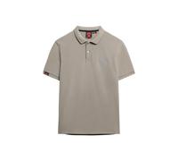 Superdry Vint Destroy Short Sleeve Polo Gris S Homme