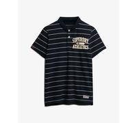 Superdry Vintage Athletic Short Sleeve Polo Bleu L Homme