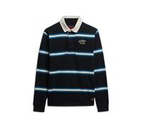 Superdry Vintage Athletic Stripe Rugby Long Sleeve Polo Bleu L Homme