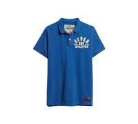 Superdry Vintage Athletic Short Sleeve Polo Bleu M Homme
