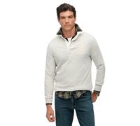 Superdry Vintage Athletic Rugby Long Sleeve Polo Gris L Homme